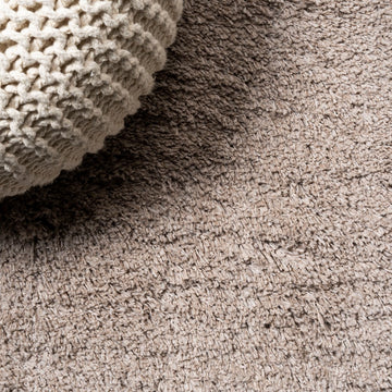Groovy Solid Shag Area Rug